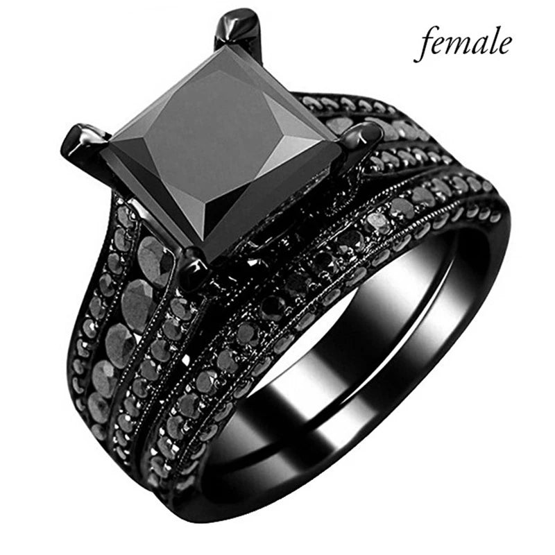 Black Zircon Ring