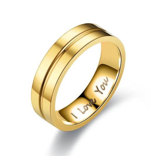 Gold Design Wedding Band