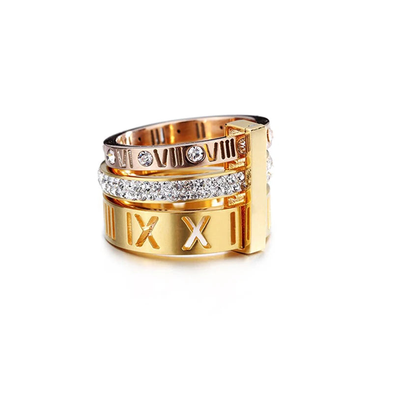 Mix Gold and Rose Gold Wedding Band