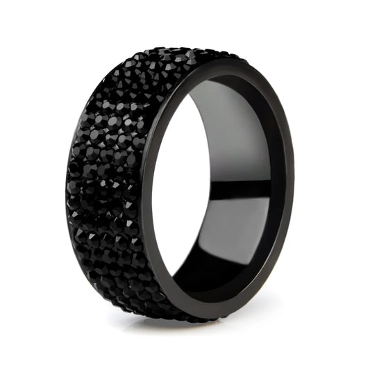 Black Stainless Steel Wedding Band