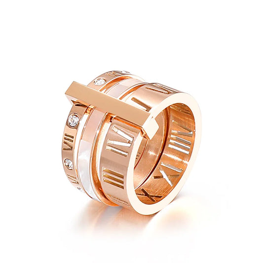 Luxury Rose Gold Wedding Band