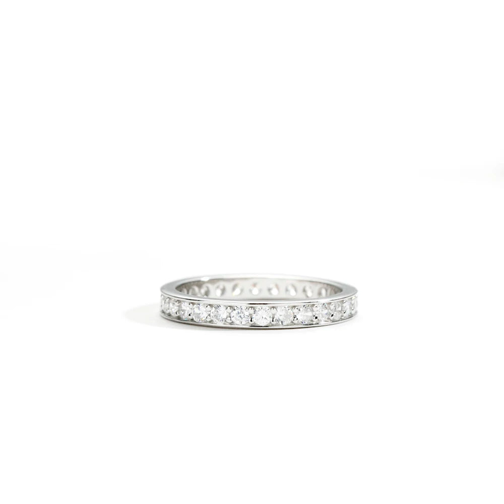 Simple 925 Sterling Silver Wedding Ring