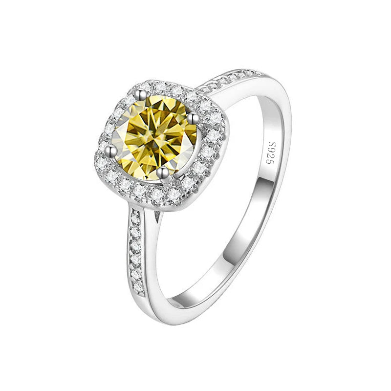 Yellow 1 Carat Diamond Rings