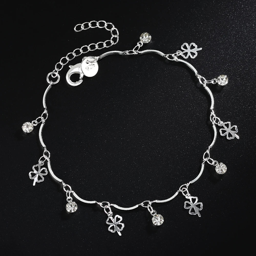 925 sterling Silver Four-leaf Clover