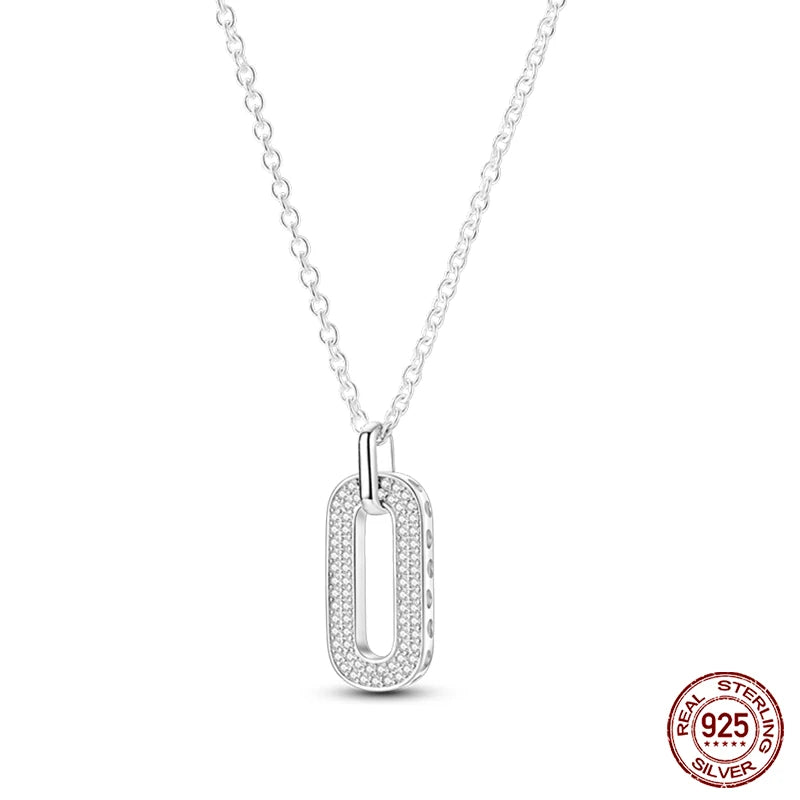 Timeless Loop Pendant Silver Necklace