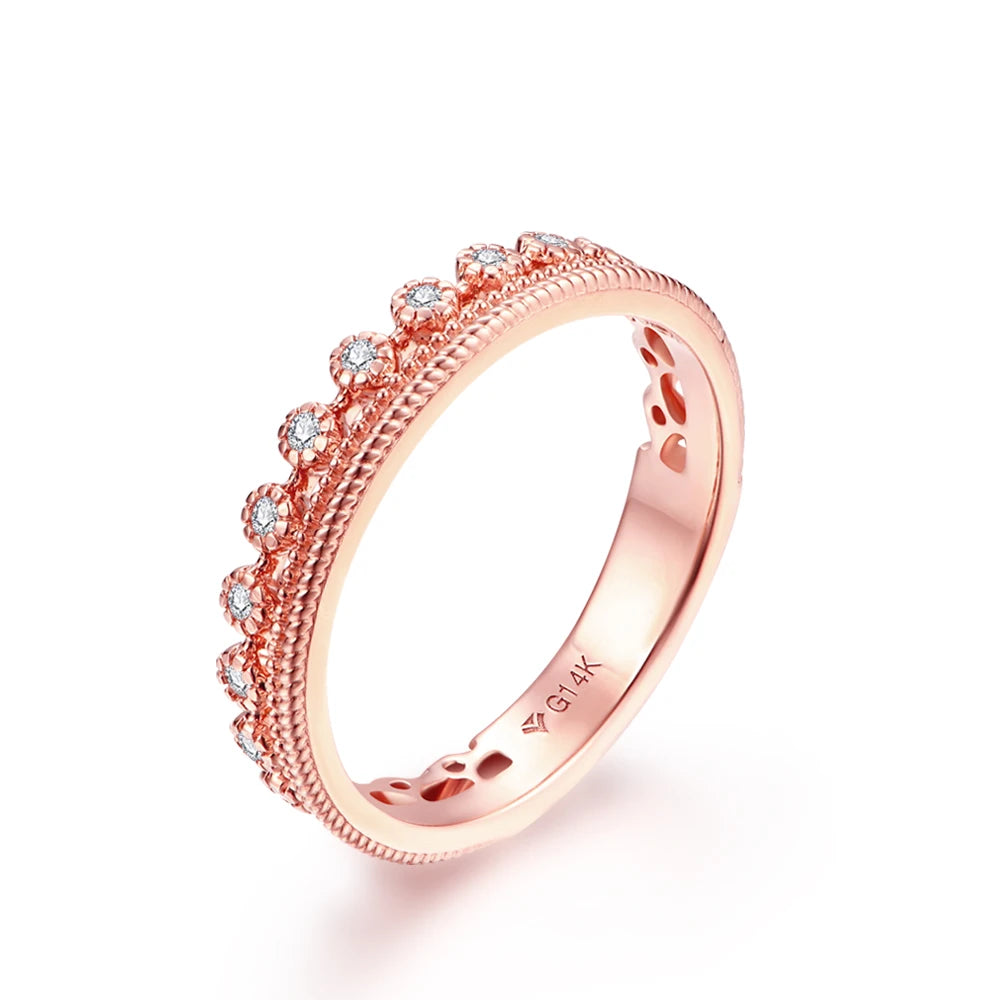 Rose Gold Exquisite Wedding Ring