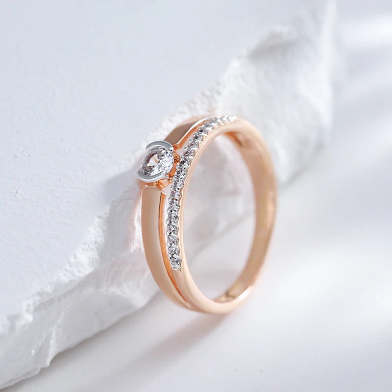 585 Rose Gold Wedding Ring