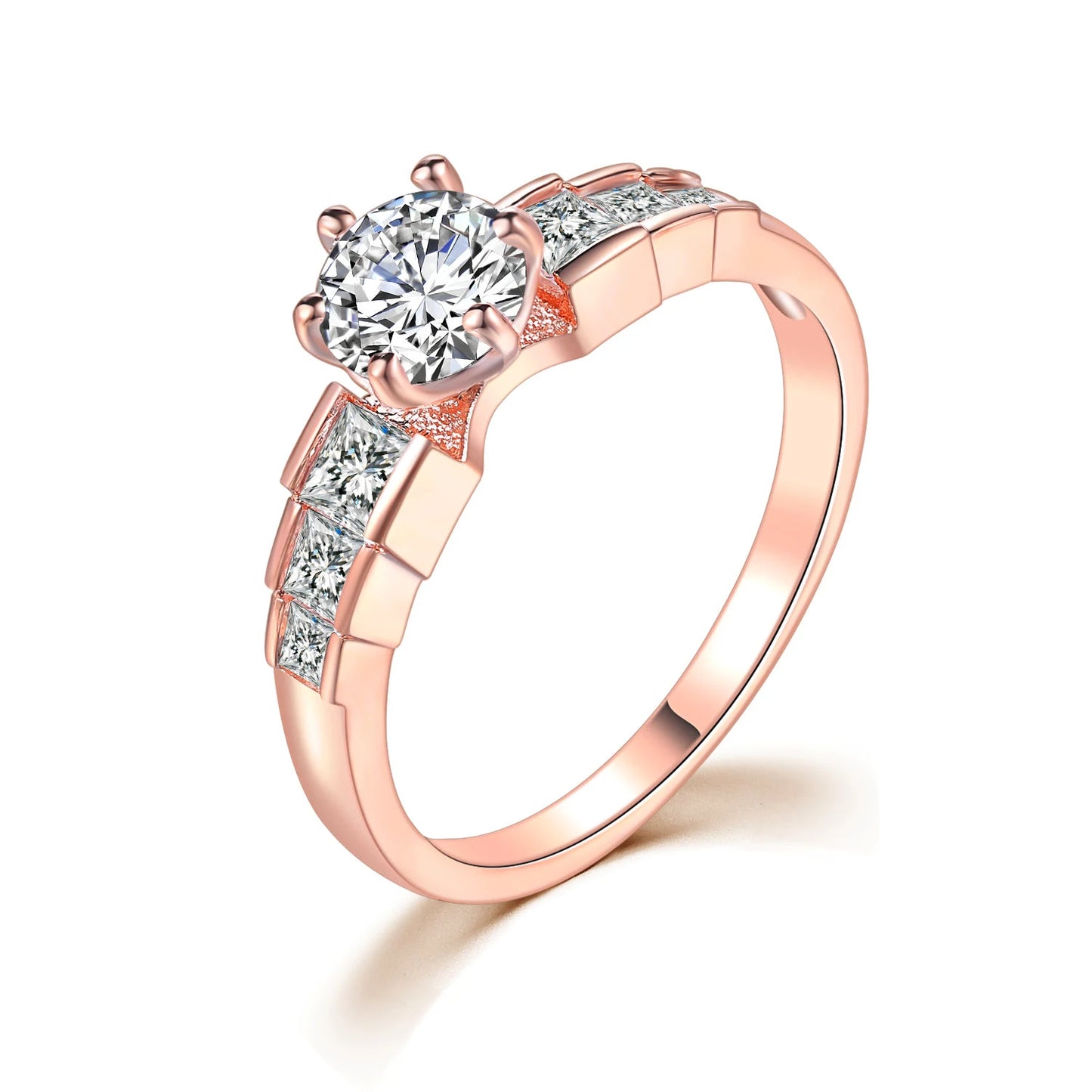 Fashion Rose Gold Wedding Ring