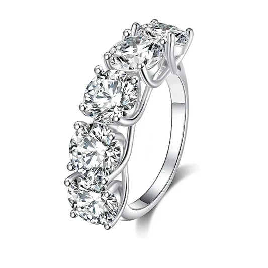 925 Sterling Silver 2.5 Carat Ring