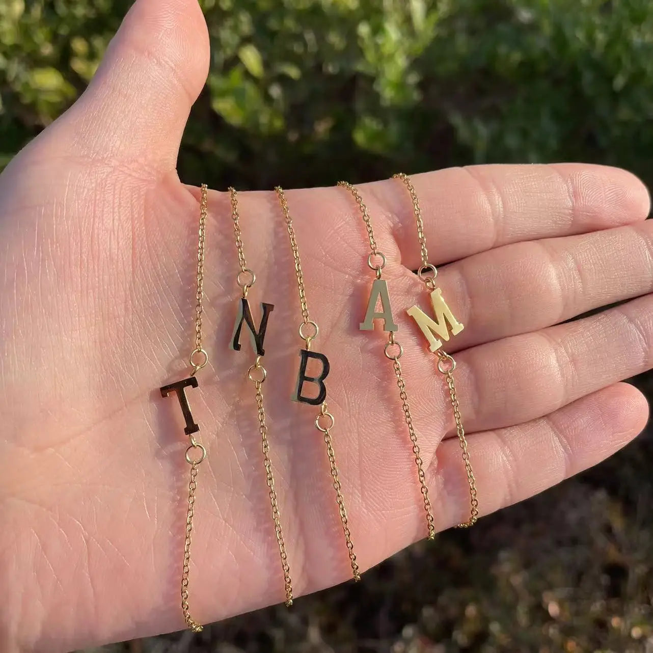 A Alphabet Simple Bracelet