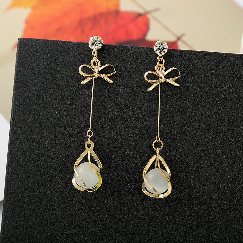 Dangle Bow Earrings