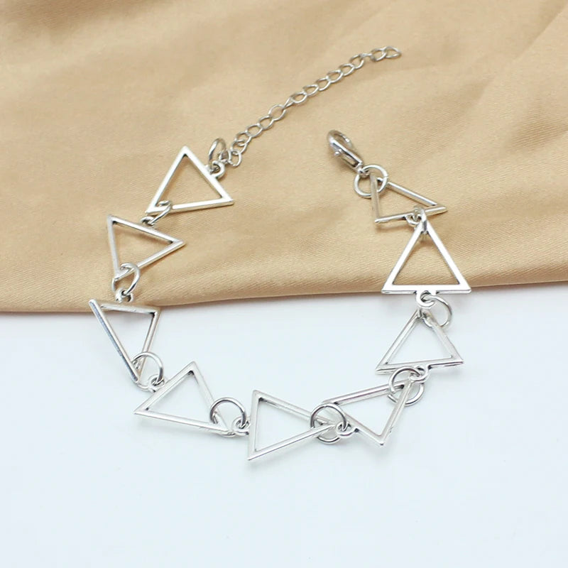 Hollow Triangle Bracelet