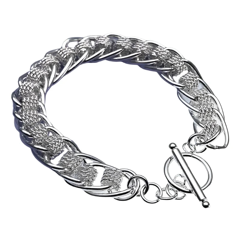 925 Sterling Silver Chain Bracelet