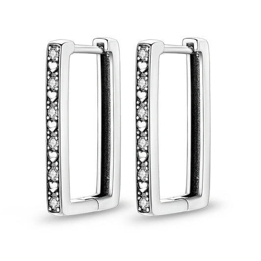 Sterling Silver Women Hoop Earrings