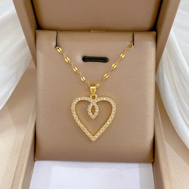 Gold Stainless Steel Necklace