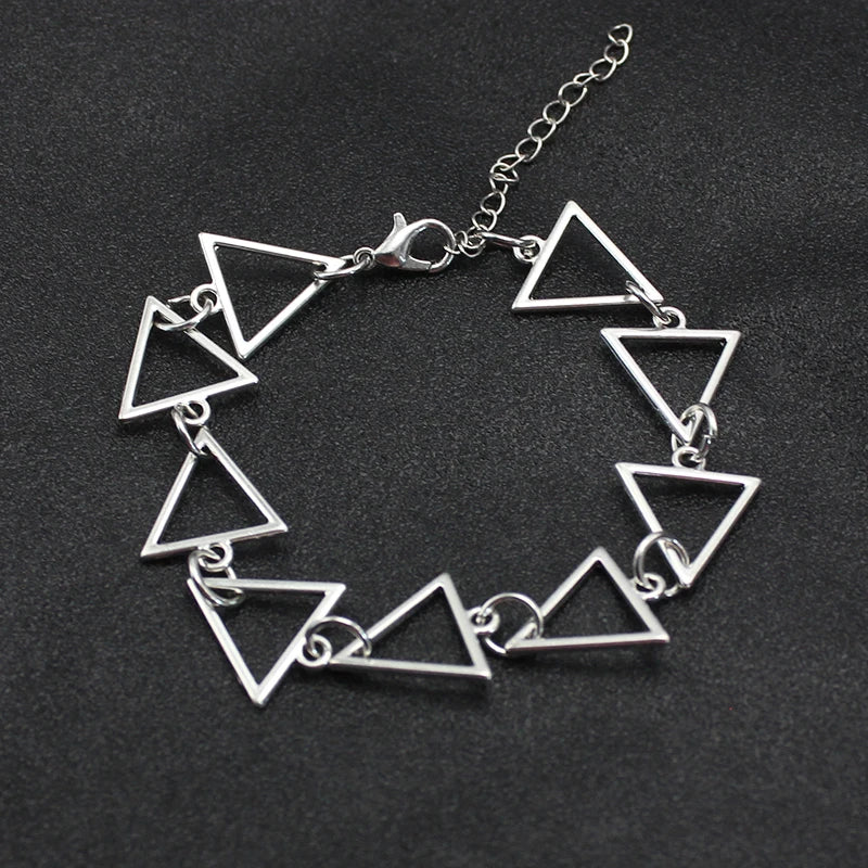 Hollow Triangle Bracelet