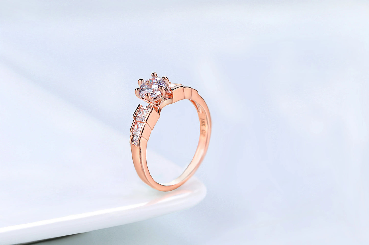 Fashion Rose Gold Wedding Ring