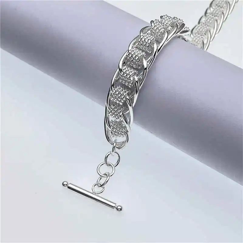 925 Sterling Silver Chain Bracelet