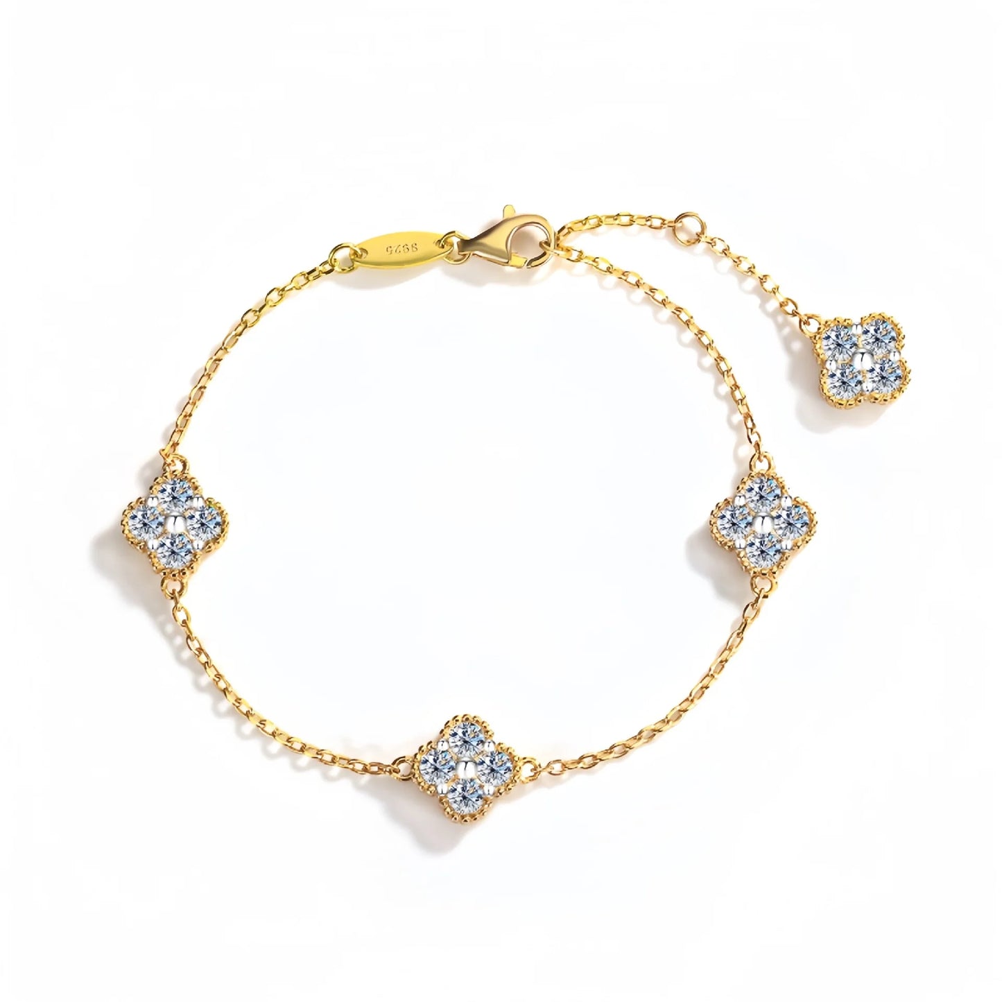 Yellow Gold 1.6 Carat Wedding Bracelet