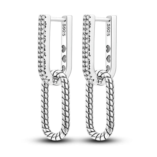 Sterling Silver Women Hoop Earrings