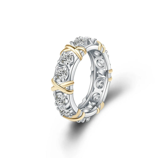 Eternal Wedding Band 925 Sterling Silver Rings