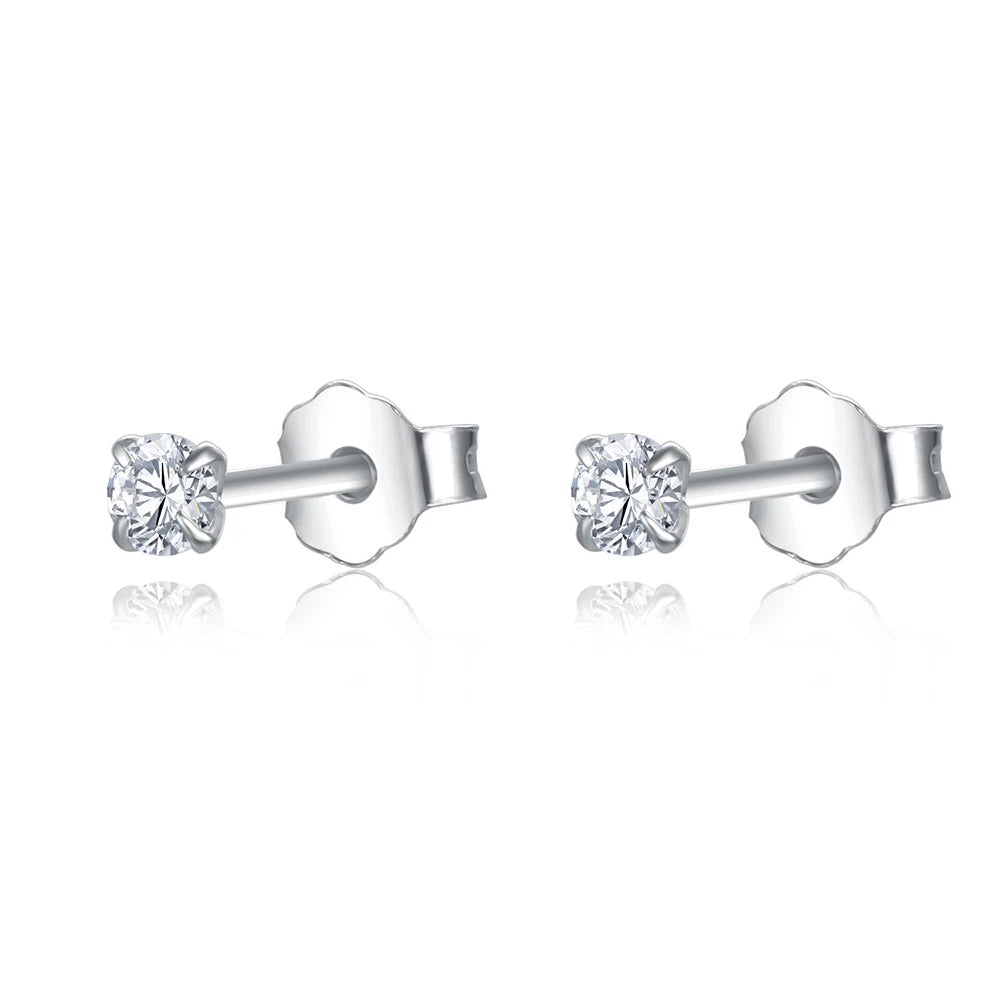 Sterling Silver 925 Stud Earrings