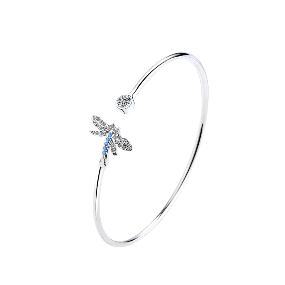 925 Sterling Silver Dragonfly Bracelet