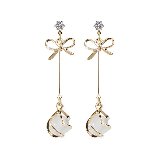 Dangle Bow Earrings