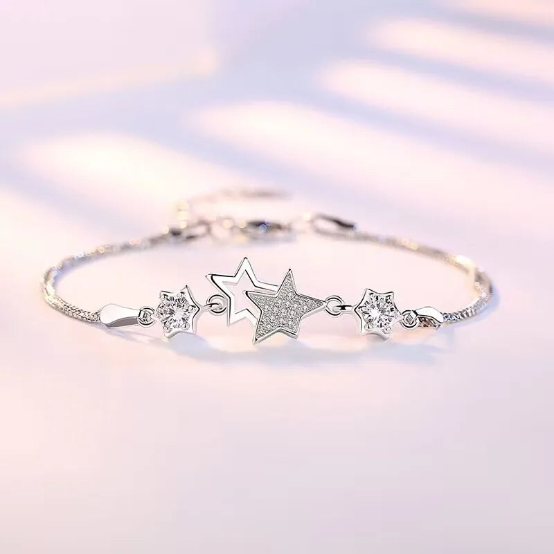 Stars Design 925 Sterling Silver