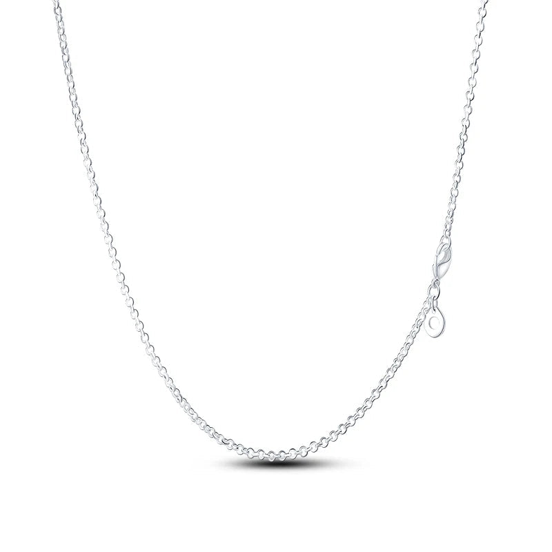 Simple Chain 925 Sterling Silver Necklace