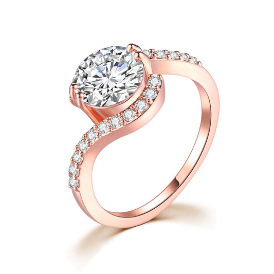 Elegant Rose Gold Wedding Ring