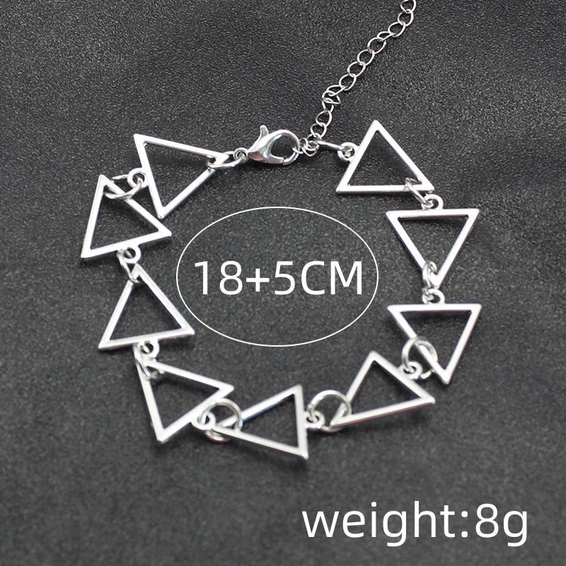 Hollow Triangle Bracelet