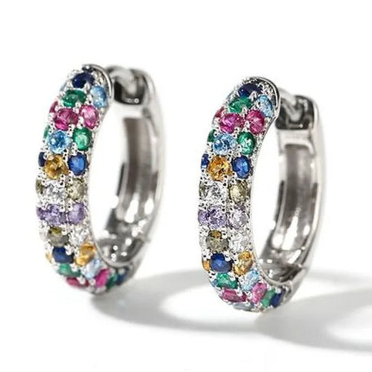 Colorful Hoop Earrings