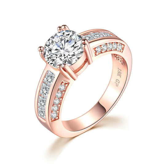 Luxury Rose Gold Wedding Ring