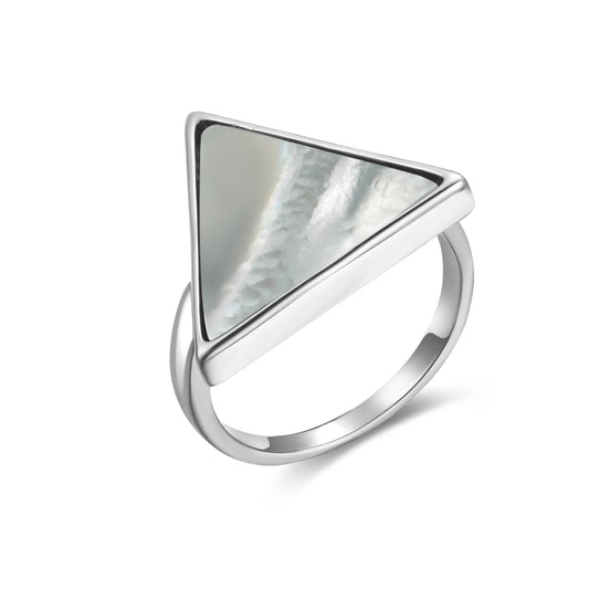 Grey Trinity 925 Sterling Silver Ring