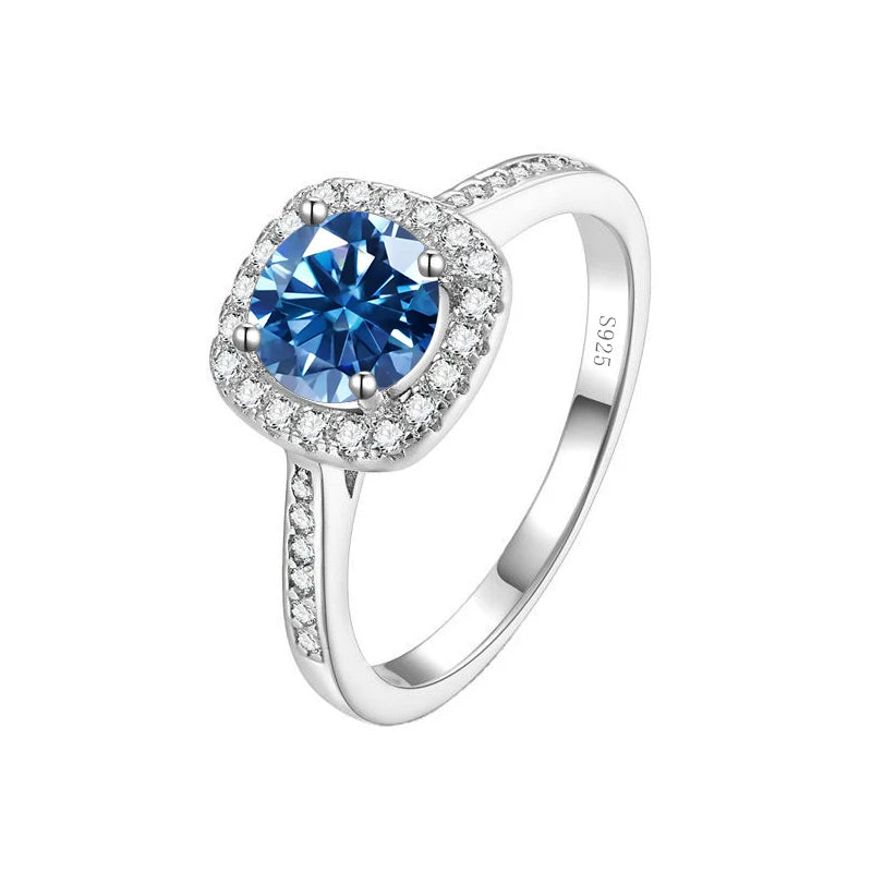 Royal Blue 1 Carat Diamond Rings