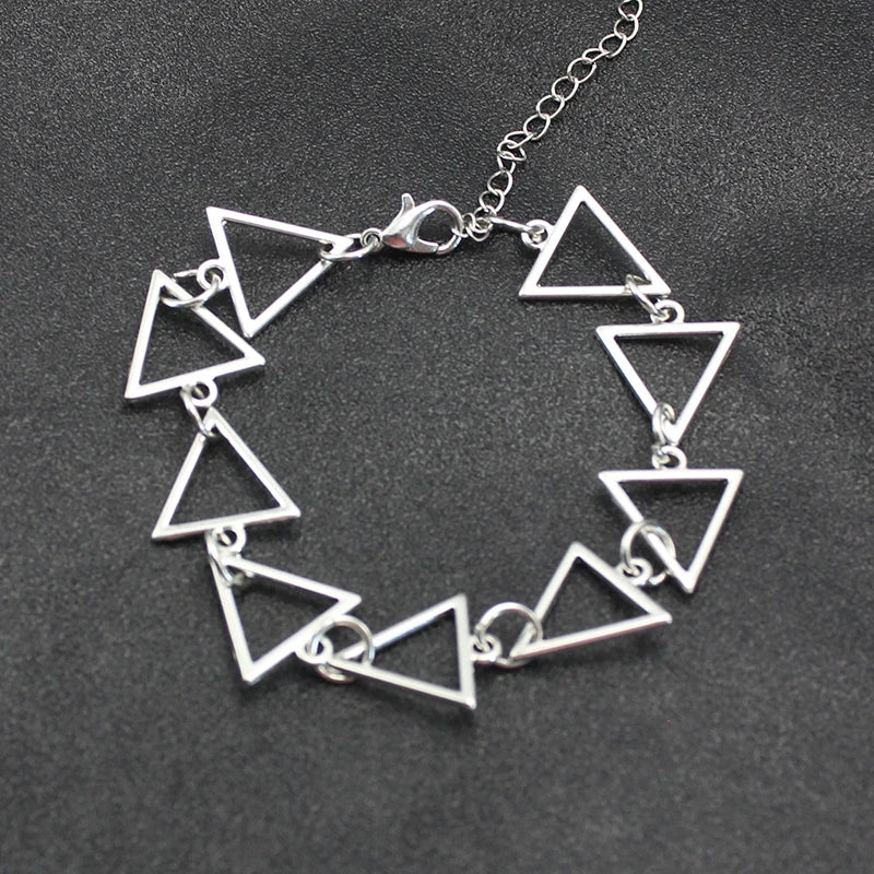 Hollow Triangle Bracelet