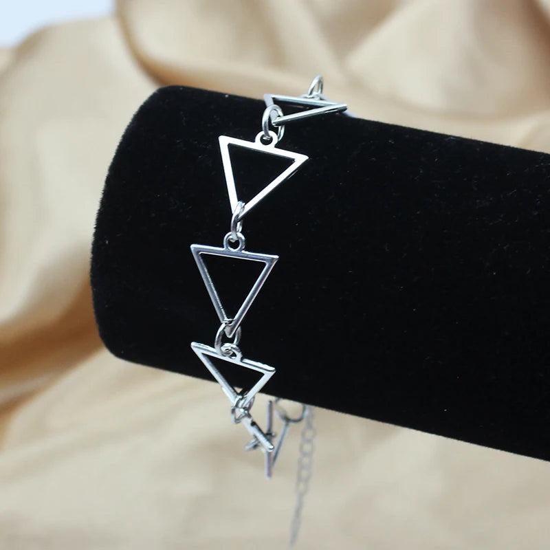 Hollow Triangle Bracelet