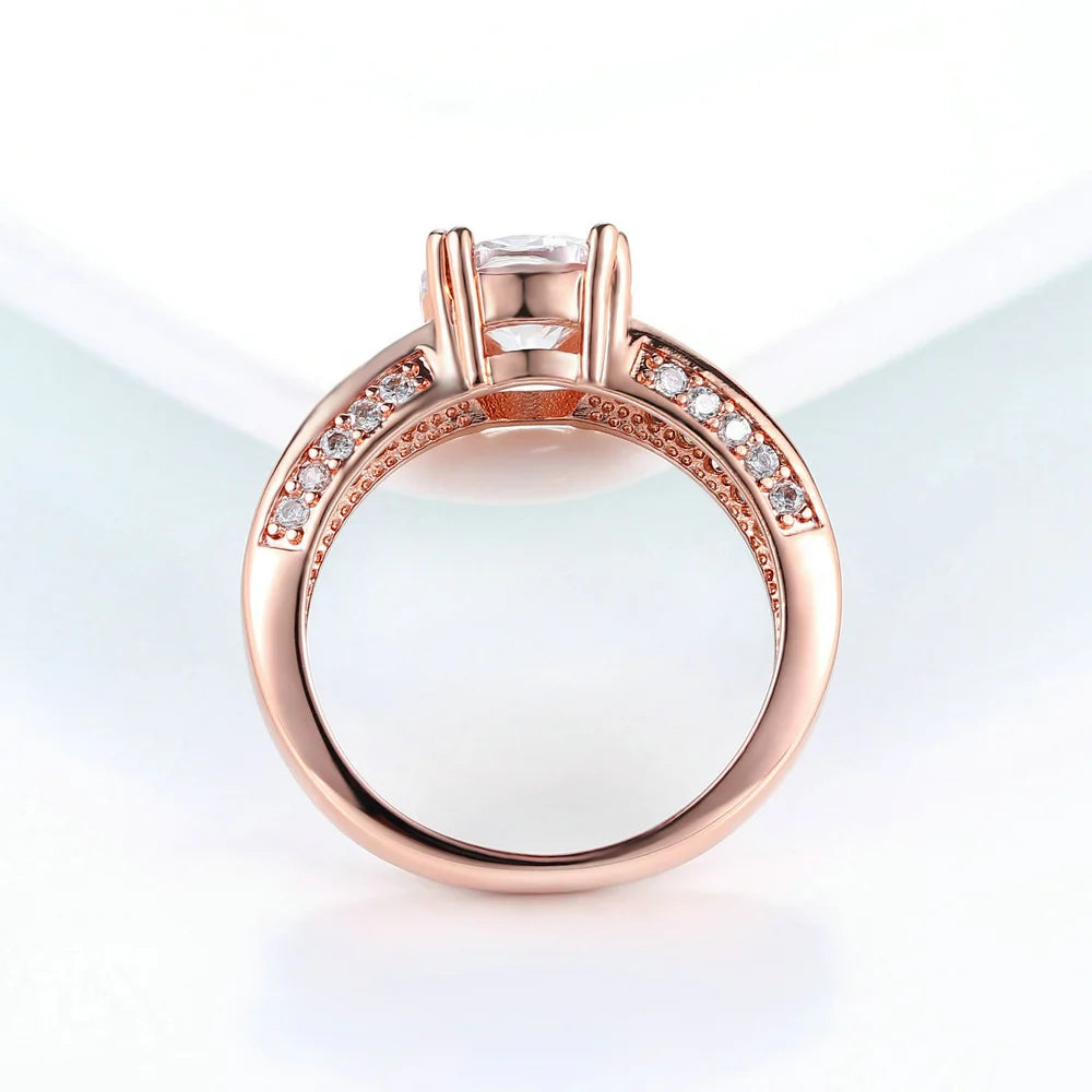 Luxury Rose Gold Wedding Ring