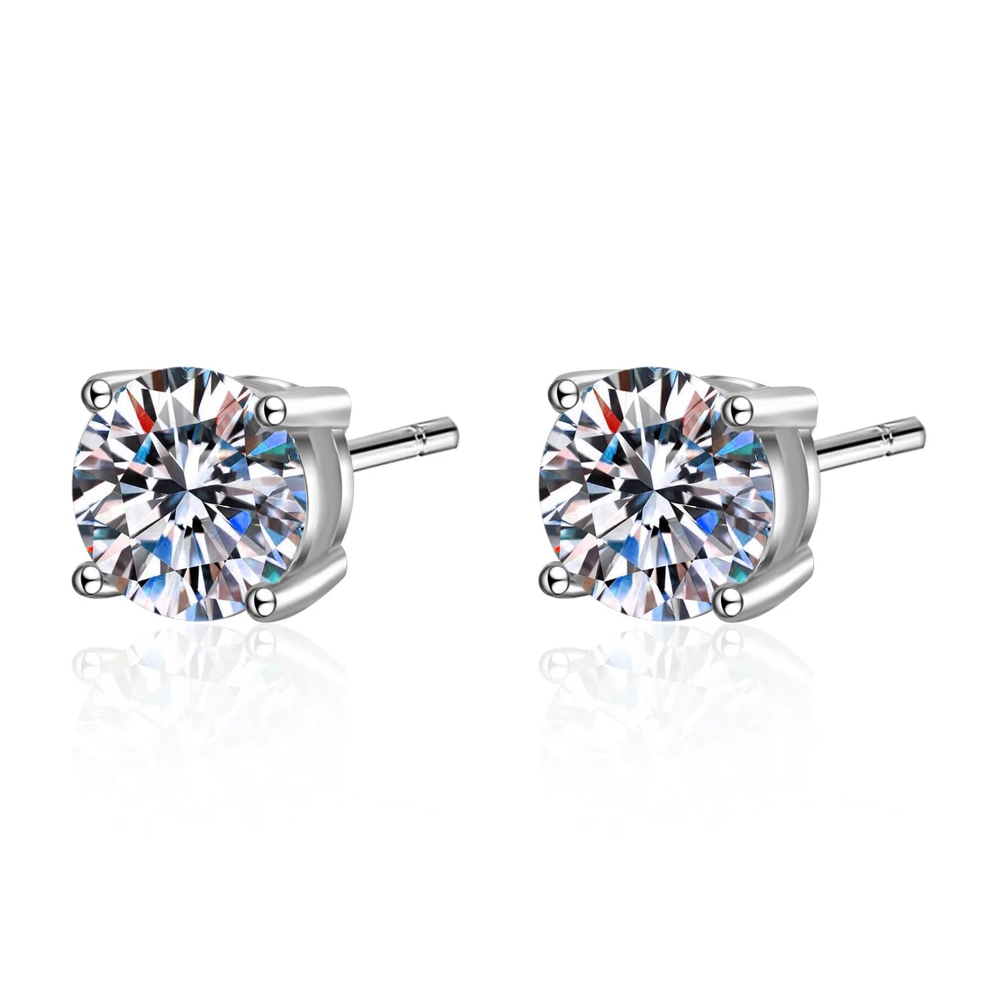 0.5ct-2.0ct Stud Earrings