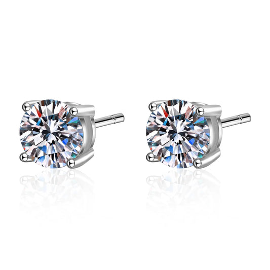 0.5ct-2.0ct Stud Earrings