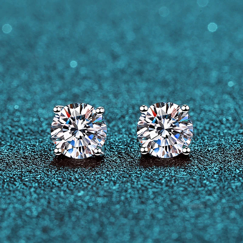 0.5ct-2.0ct Stud Earrings